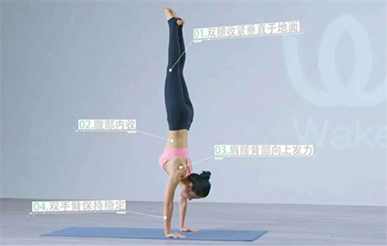 A screen shot of the Yoga app Wake. A screen shot of the Yoga app Wake.