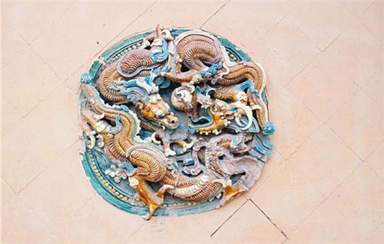 The wall heart that was cut down and stolen from Yuanshen Temple in Jiexiu city of Shanxi province. (Photo provided to China Daily) The wall heart that was cut down and stolen from Yuanshen Temple in Jiexiu city of Shanxi province. (Photo provided to China Daily)