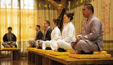 (File photo of a meditation hall in Zhengzhou) (File photo of a meditation hall in Zhengzhou)