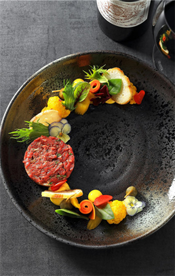 Beef Tartare. (Photo provided to China Daily) Beef Tartare. (Photo provided to China Daily)