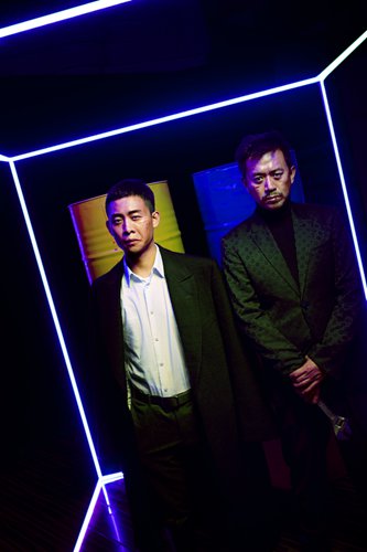 Promotional material for Murders on the Pacific Ocean featuring Zhang Yi (left) and Wang Xuebing. (Photo: Courtesy of Zhang Hao) Promotional material for Murders on the Pacific Ocean featuring Zhang Yi (left) and Wang Xuebing. (Photo: Courtesy of Zhang Hao)
