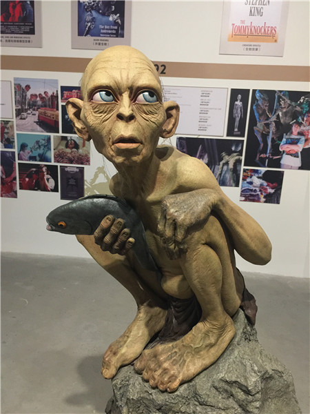 Hobbit Gollum from The Lord of the Rings films. (Photo provided to China Daily) Hobbit Gollum from The Lord of the Rings films. (Photo provided to China Daily)