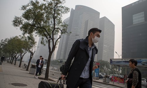 Experts predict that smog migration will be a long-term trend if the environment does not improve. (Photo: Li Hao/GT) Experts predict that smog migration will be a long-term trend if the environment does not improve. (Photo: Li Hao/GT)