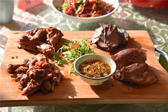 Bacon platter (Photo by Zhang Xingjian/chinadaily.com.cn)