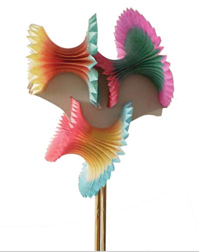 Morphing paper flowers (Photo provided to China Daily Asia)
