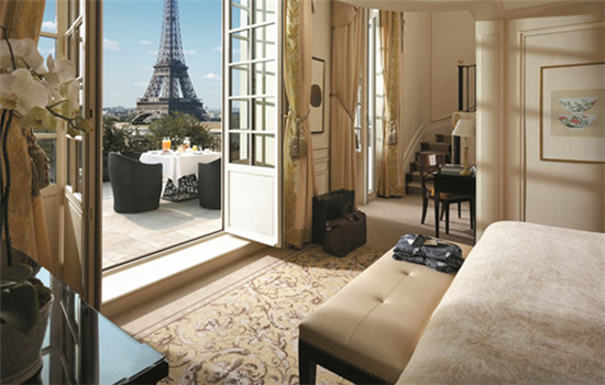 A view of Shangri-La Hotel, Paris. (Photo provided to chinadaily.com.cn) A view of Shangri-La Hotel, Paris. (Photo provided to chinadaily.com.cn)