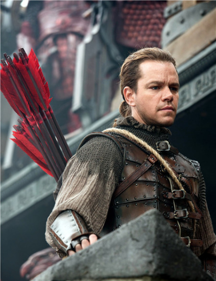 Zhang Yimou's new film The Great Wall stars Matt Damon. (Photo provided to China Daily) Zhang Yimou's new film The Great Wall stars Matt Damon. (Photo provided to China Daily)