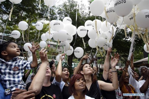 Relatives of people aboard the ill-fated Flight MH370 attend a commemoration event in Malaysian capital Kuala Lumpur March 6, 2016. (Photo/Xinhua) Relatives of people aboard the ill-fated Flight MH370 attend a commemoration event in Malaysian capital Kuala Lumpur March 6, 2016. (Photo/Xinhua)