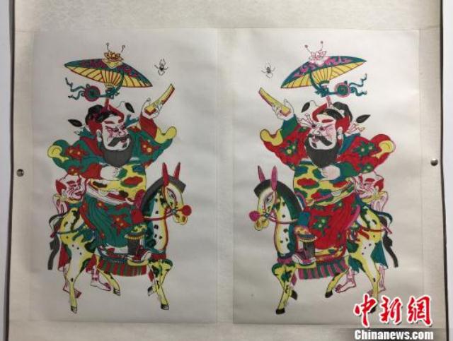 New Year pictures from Taohuawu, Suzhou, painted by Fang Zhida. (Photo/China News Serice) New Year pictures from Taohuawu, Suzhou, painted by Fang Zhida. (Photo/China News Serice)