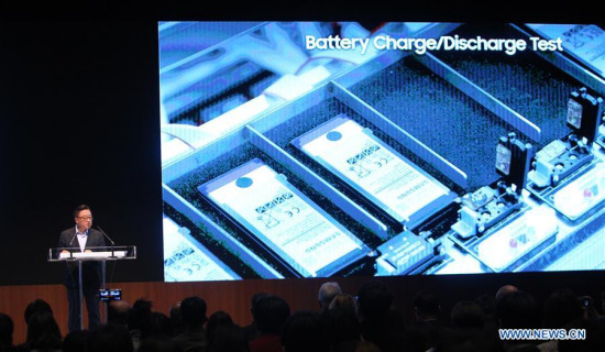 Koh Dong-jin, head of Samsung's mobile business, speaks during a special press conference in Seoul, South Korea, Jan. 23, 2017. (Xinhua/Yao Qilin) Koh Dong-jin, head of Samsung's mobile business, speaks during a special press conference in Seoul, South Korea, Jan. 23, 2017. (Xinhua/Yao Qilin)