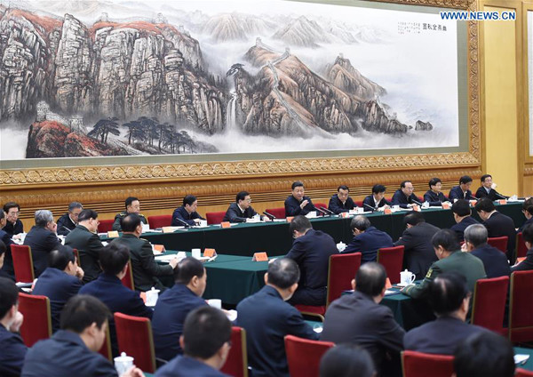 Chinese President Xi Jinping, who heads the National Security Commission (NSC), presides over a seminar on national security in Beijing, capital of China, Feb. 17, 2017. (Xinhua/Zhang Duo) Chinese President Xi Jinping, who heads the National Security Commission (NSC), presides over a seminar on national security in Beijing, capital of China, Feb. 17, 2017. (Xinhua/Zhang Duo)