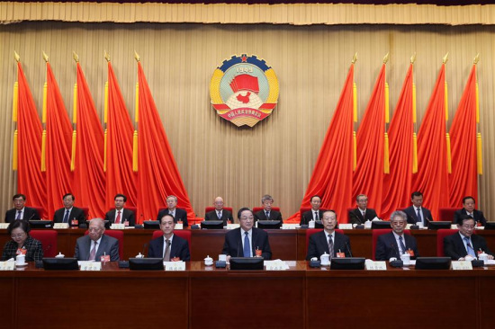 Yu Zhengsheng, chairman of the National Committee of the Chinese People's Political Consultative Conference (CPPCC), presides over the second plenary meeting of the 20th meeting of the Standing Committee of the 12th National Committee of the CPPCC in Beijing, capital of China, March 12, 2017. (Xinhua/Ju Peng) Yu Zhengsheng, chairman of the National Committee of the Chinese People's Political Consultative Conference (CPPCC), presides over the second plenary meeting of the 20th meeting of the Standing Committee of the 12th National Committee of the CPPCC in Beijing, capital of China, March 12, 2017. (Xinhua/Ju Peng)