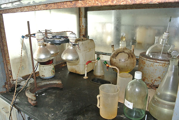 A drug lab used by Zhang Zhengbo, a former chemistry professor in Wuhan, Hubei province.Provided To China Daily A drug lab used by Zhang Zhengbo, a former chemistry professor in Wuhan, Hubei province.Provided To China Daily
