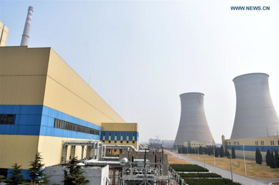 Photo taken on March 18, 2017 shows a scene of China Huaneng Group's Beijing Thermal Power Plant in Chaoyang District of Beijing, capital of China. Coal-fired generating units of the power plant were shut down on Saturday. (Xinhua/Zhang Chenlin)