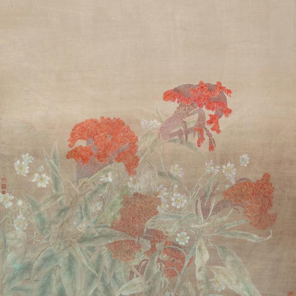 A gongbi (meticulous brushwork) painting by artist Jiang Hongwei. (Photo provided to China Daily) A gongbi (meticulous brushwork) painting by artist Jiang Hongwei. (Photo provided to China Daily)