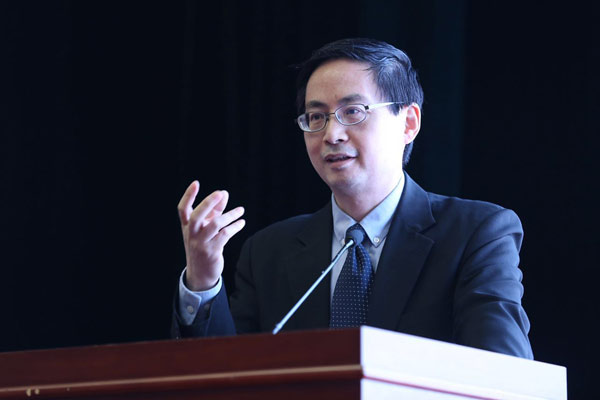 Ma Jun, chief economist at the Research Bureau of the People's Bank of China, speaks at the forum held at the Central University of Finance and Economics on March 20, 2017. (Photo provided to chinadaily.com.cn) Ma Jun, chief economist at the Research Bureau of the People's Bank of China, speaks at the forum held at the Central University of Finance and Economics on March 20, 2017. (Photo provided to chinadaily.com.cn)