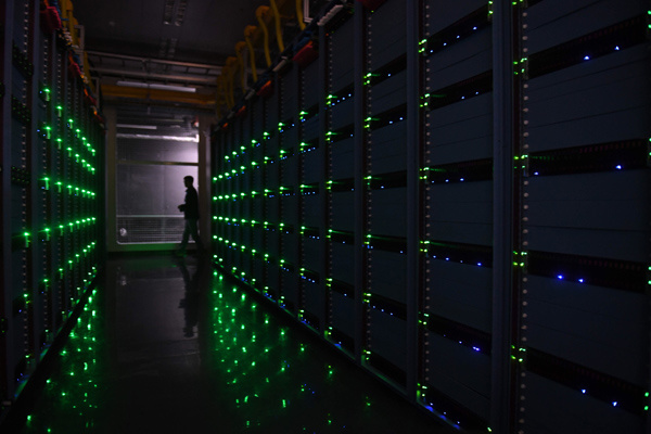 View of Alibaba Group's big data center in Zhangbei, Hebei province, Sept 12, 2016. (Photo/Xinhua)