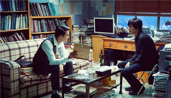 Zhang Luyi (right) and Wang Kai star in Alec Su's The Devotion of Suspect X. Photos provided to China Daily Zhang Luyi (right) and Wang Kai star in Alec Su's The Devotion of Suspect X. Photos provided to China Daily