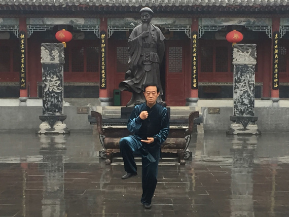 Tai Chi master Chen Zhenglei, 68, practicing the martial art. (Phot/CGTN) Tai Chi master Chen Zhenglei, 68, practicing the martial art. (Phot/CGTN)