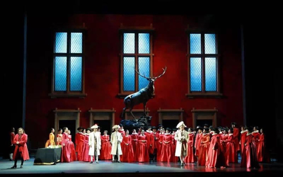 Opera “Lucia di Lammermoor” staged at Beijing Tianqiao Performing Arts Center. PhotoOpera “Lucia di Lammermoor” staged at Beijing Tianqiao Performing Arts Center. (Photo/CGTN) Opera “Lucia di Lammermoor” staged at Beijing Tianqiao Performing Arts Center. PhotoOpera “Lucia di Lammermoor” staged at Beijing Tianqiao Performing Arts Center. (Photo/CGTN)