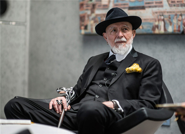 Markus Lupertz, German neo-expressionist. (Photo/China Daily) Markus Lupertz, German neo-expressionist. (Photo/China Daily)