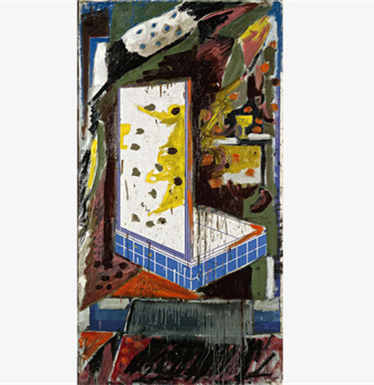 A painting by Markus Lupertz. (Photo/China Daily) A painting by Markus Lupertz. (Photo/China Daily)