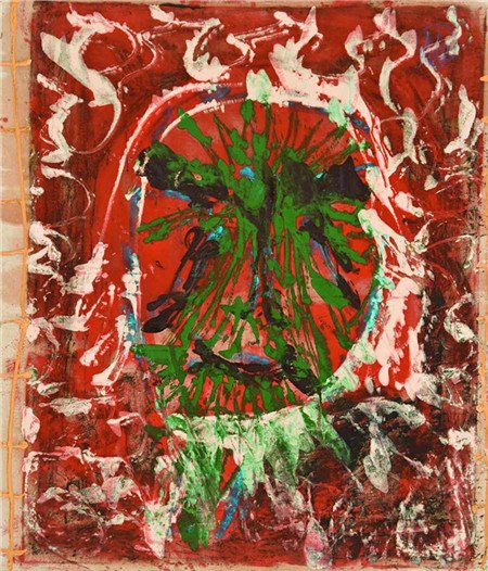 A painting by Markus Lupertz.(Photo/China Daily) A painting by Markus Lupertz.(Photo/China Daily)