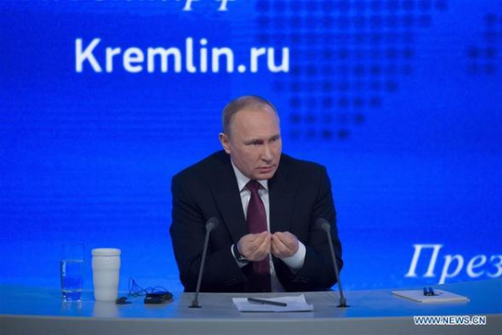 Russian president Vladimir Putin said Tuesday that Moscow would demand a U.N. investigation of the use of chemical weapons in Syria as it expected new provocations with toxic agents in the war-torn Middle East country. (Xinhuanet file photo) Russian president Vladimir Putin said Tuesday that Moscow would demand a U.N. investigation of the use of chemical weapons in Syria as it expected new provocations with toxic agents in the war-torn Middle East country. (Xinhuanet file photo)
