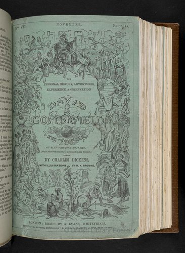 An early print copy of Charles Dickens' David Copperfield (Photo/Courtesy of the British Library Board) An early print copy of Charles Dickens' David Copperfield (Photo/Courtesy of the British Library Board)