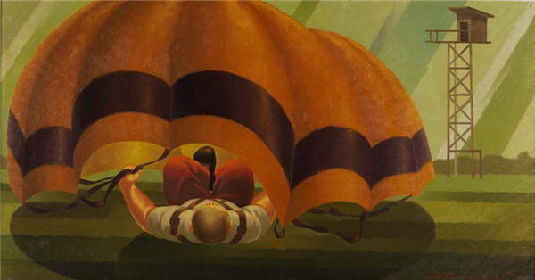 The ongoing exhibition, Voice of the Volga River, at the National Art Museum of China in Beijing, displays oil paintings by Russian artists of the 20th century. (Photo provided to China Daily) The ongoing exhibition, Voice of the Volga River, at the National Art Museum of China in Beijing, displays oil paintings by Russian artists of the 20th century. (Photo provided to China Daily)
