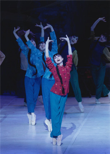 Japan's Matsuyama Ballet Troupe will tour China with its signature work, The White-Haired Girl. (Photo provided to China Daily) Japan's Matsuyama Ballet Troupe will tour China with its signature work, The White-Haired Girl. (Photo provided to China Daily)