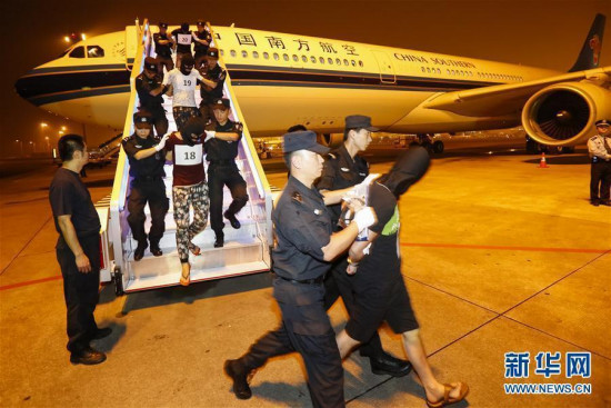 A total of 99 suspects were arrested for online gambling in China and the Philippines by law enforcers of the two countries, the Ministry of Public Security (MPS) said on Wednesday. (Photo/Xinhua)