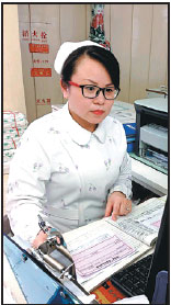 Luo Fuyu at the Nanjing Maternity and Child Health Care Hospital. Luo Fuyu at the Nanjing Maternity and Child Health Care Hospital.