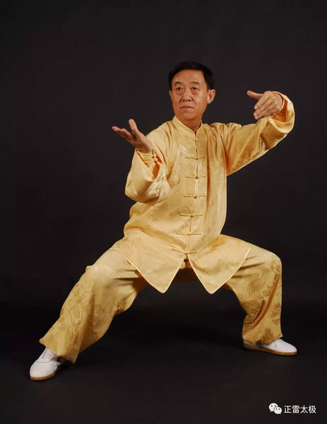 A file photo of tai chi master Chen Zhenglei. Photo provided to chinadaily.com.cn A file photo of tai chi master Chen Zhenglei. Photo provided to chinadaily.com.cn