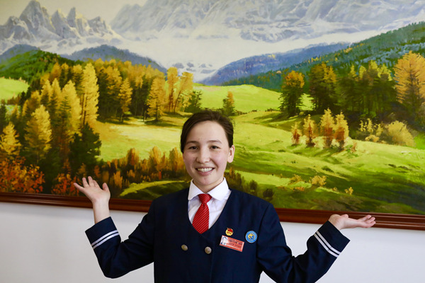 Tajinsa Abuduany poses for a photo during an interview with China Daily in Urumqi, Xinjiang Uygur autonomous region, on May 11, 2017. (Photo by Zhu Xingxin/chinadaily.com.cn) Tajinsa Abuduany poses for a photo during an interview with China Daily in Urumqi, Xinjiang Uygur autonomous region, on May 11, 2017. (Photo by Zhu Xingxin/chinadaily.com.cn)