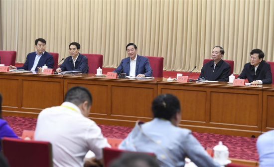 Liu Qibao, head of the Publicity Department of the Central Committee of the Communist Party of China, speaks during a symposium marking the 80th anniversary of Xinhua Bookstore's founding in Beijing, capital of China, May 18, 2017. (Xinhua/Zhang Ling) Liu Qibao, head of the Publicity Department of the Central Committee of the Communist Party of China, speaks during a symposium marking the 80th anniversary of Xinhua Bookstore's founding in Beijing, capital of China, May 18, 2017. (Xinhua/Zhang Ling)