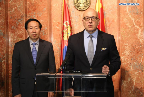 Liu Yuzhu (L), administrator of the State Administration of Cultural Heritage (SACH) of China, and Vladan Vukosavljevic, Serbian minister of culture and media, attend a joint conference in Belgrade, Serbia, on May 23, 2017. (Xinhua/Wang Huijuan) Liu Yuzhu (L), administrator of the State Administration of Cultural Heritage (SACH) of China, and Vladan Vukosavljevic, Serbian minister of culture and media, attend a joint conference in Belgrade, Serbia, on May 23, 2017. (Xinhua/Wang Huijuan)