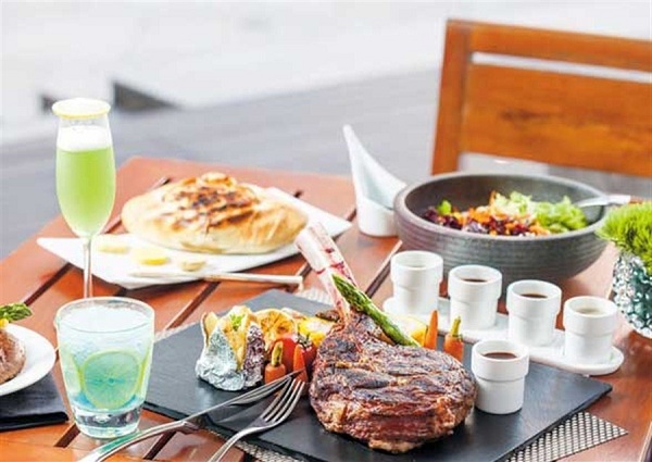 Al fresco BBQ on the terrace