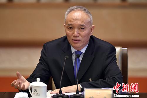 Cai Qi. (File photo/Chinanews.com) Cai Qi. (File photo/Chinanews.com)
