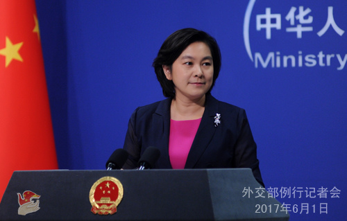 Foreign Ministry spokesperson Hua Chunying (Source: fmprc.gov.cn) Foreign Ministry spokesperson Hua Chunying (Source: fmprc.gov.cn)
