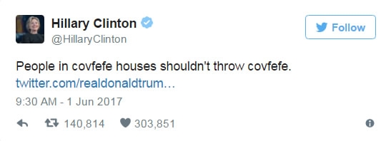 Screenshot of Hillary Clinton's Twitter account Screenshot of Hillary Clinton's Twitter account