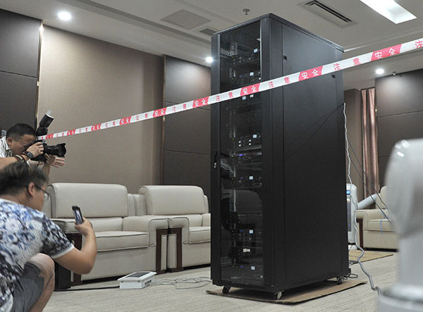 AI-MATHS scored 105 out of 150 in math-a "satisfactory" result, according to the developer. (He Haiyang/For China Daily) AI-MATHS scored 105 out of 150 in math-a "satisfactory" result, according to the developer. (He Haiyang/For China Daily)