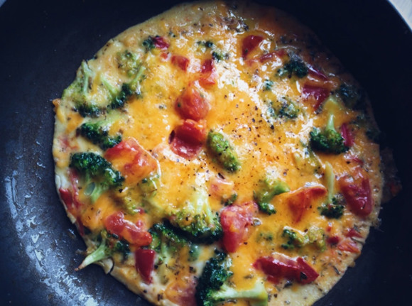 Pic2Recipe thought this veggie omelet made by one of our editors was a frittata. PhotoPic2Recipe thought this veggie omelet made by one of our editors was a frittata. (Photo/CGTN) Pic2Recipe thought this veggie omelet made by one of our editors was a frittata. PhotoPic2Recipe thought this veggie omelet made by one of our editors was a frittata. (Photo/CGTN)