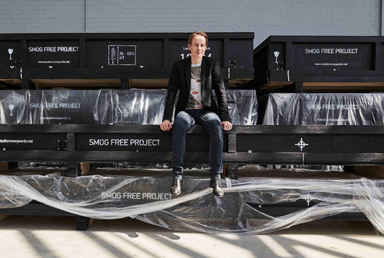 Dutch innovator Daan Roosegarde. /Studio Roosegaarde Photo Dutch innovator Daan Roosegarde. /Studio Roosegaarde Photo