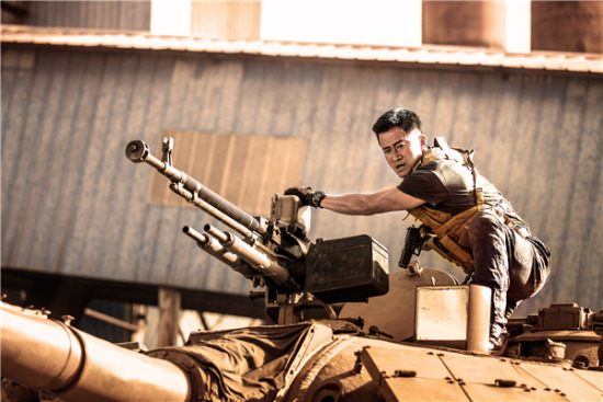 A scene from Wolf Warrior 2. A scene from Wolf Warrior 2.