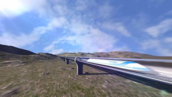 How the CASIC hyperloop might look. How the CASIC hyperloop might look.