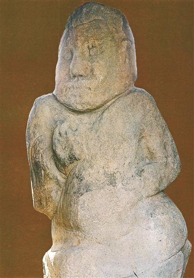The stone statue of Niulang. (Photo/Beijing Youth Daily) The stone statue of Niulang. (Photo/Beijing Youth Daily)