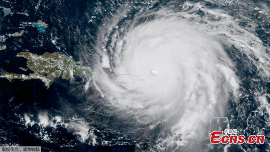Hurricane Irma makes its way across the Atlantic Ocean in to the Caribbean -- a category 5 storm with winds as high as 185 miles per hour, Sept. 6, 2017. (Photo/Agencies) Hurricane Irma makes its way across the Atlantic Ocean in to the Caribbean -- a category 5 storm with winds as high as 185 miles per hour, Sept. 6, 2017. (Photo/Agencies)