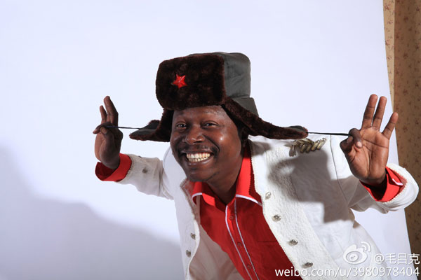 Photo from Abohoui Luc's Weibo page. Photo from Abohoui Luc's Weibo page.
