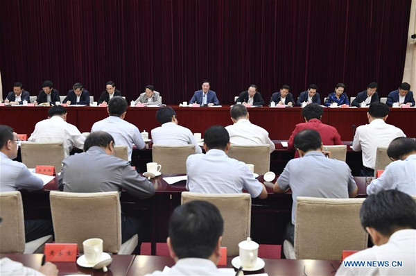 Liu Qibao, a member of the Political Bureau of the Communist Party of China (CPC) Central Committee and head of the Publicity Department of the CPC Central Committee, attends a five-day seminar participated by newly appointed ministers of publicity departments of the Party committees at provincial, district, city and sub-provincial levels, in Beijing, capital of China, Sept. 15, 2017. (Xinhua/Yan Yan) Liu Qibao, a member of the Political Bureau of the Communist Party of China (CPC) Central Committee and head of the Publicity Department of the CPC Central Committee, attends a five-day seminar participated by newly appointed ministers of publicity departments of the Party committees at provincial, district, city and sub-provincial levels, in Beijing, capital of China, Sept. 15, 2017. (Xinhua/Yan Yan)